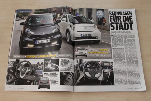 Auto bild 2011 - smart, fortwo